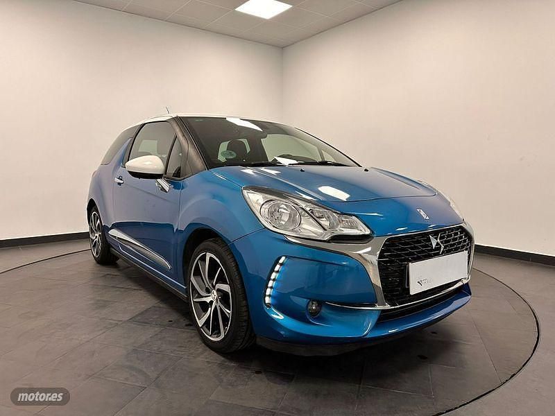 Usado DS Automobiles DS3 Style 100 CV (73 kW) 2016 Azul Berlina