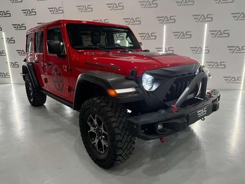 Usado Jeep Wrangler Unlimited Rubicon 268 CV (197 kW) 2019 Rojo SUV