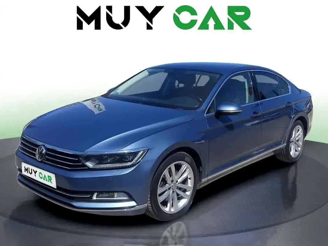 Usado VW Passat Sport 150 CV (110 kW) 2017 Azul Berlina