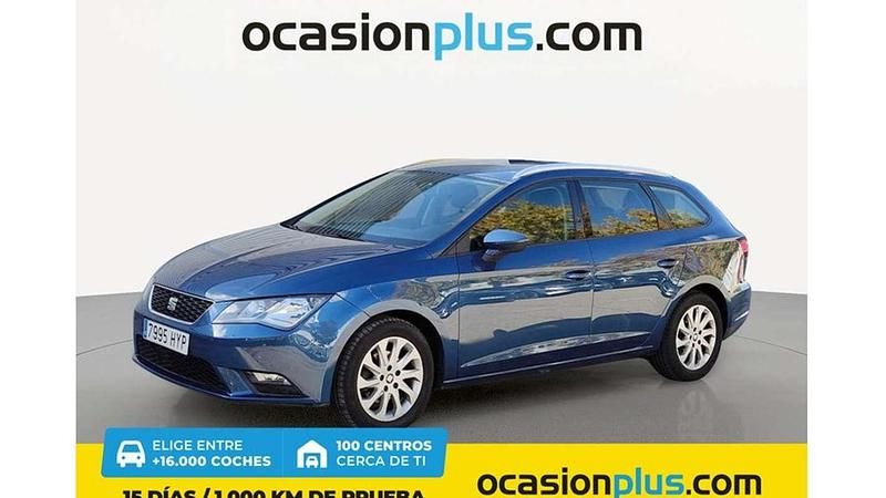 Azul Usado 2014 Seat Leon ST Style Familiar | 11.900 € (Precio justo) - Imagen 1/4