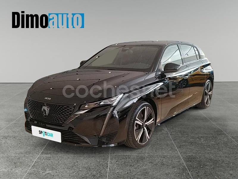 Negro Usado 2023 Peugeot 308 GT Berlina | 27.900 € (Un poco caro) - Imagen 1/4