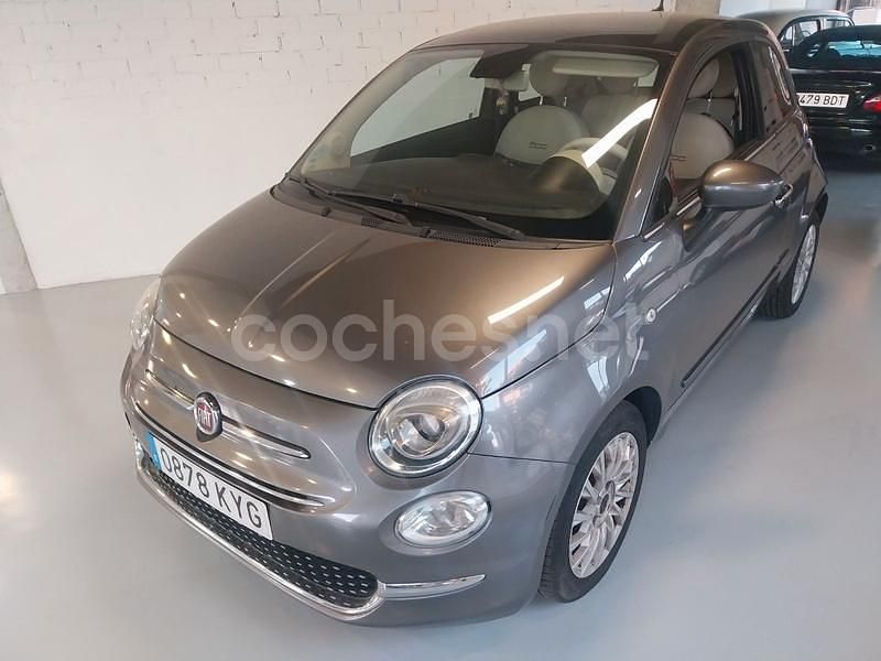 Gris / plata Usado 2019 Fiat 500 Lounge Berlina | 6900 € (Buen precio) - Imagen 1/4