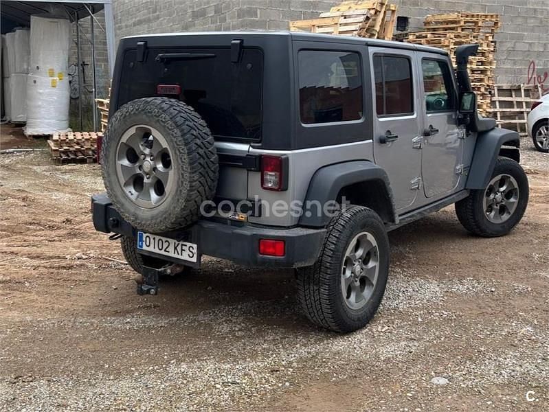 Usado Jeep Wrangler Unlimited Rubicon 200 CV (147 kW) 2017 Gris / plata SUV