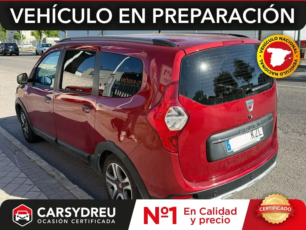 Usado Dacia Lodgy Stepway 109 CV (80 kW) 2019 Rojo Monovolumen