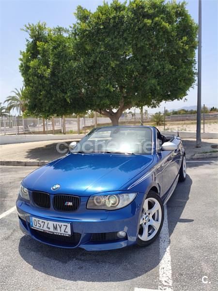 Azul Usado 2009 BMW 118 Cabriolet Descapotable | 12.400 € (Precio justo) - Imagen 1/4