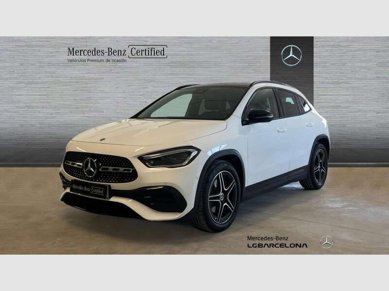 Blanco Usado 2021 Mercedes GLA220 AMG line SUV | 33.990 € (Buen precio) - Imagen 1/4