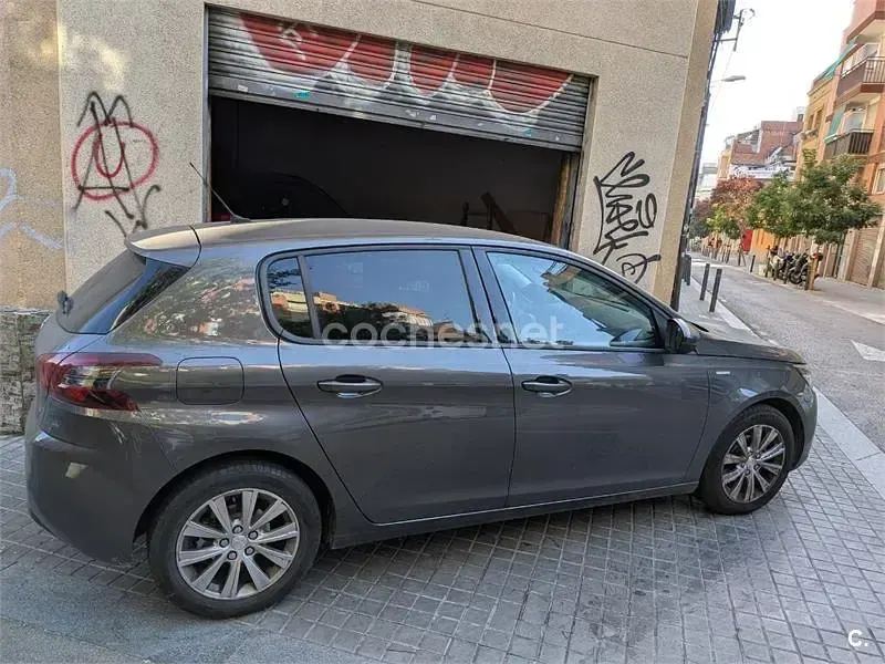 Usado Peugeot 308 Access 110 CV (80 kW) 2019 Gris / plata Berlina