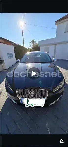 Usado Jaguar XF Luxury 190 CV (139 kW) 2013 Negro Berlina