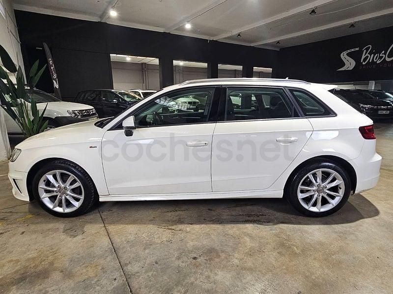Usado Audi A3 S-Line 110 CV (80 kW) 2015 Blanco Berlina