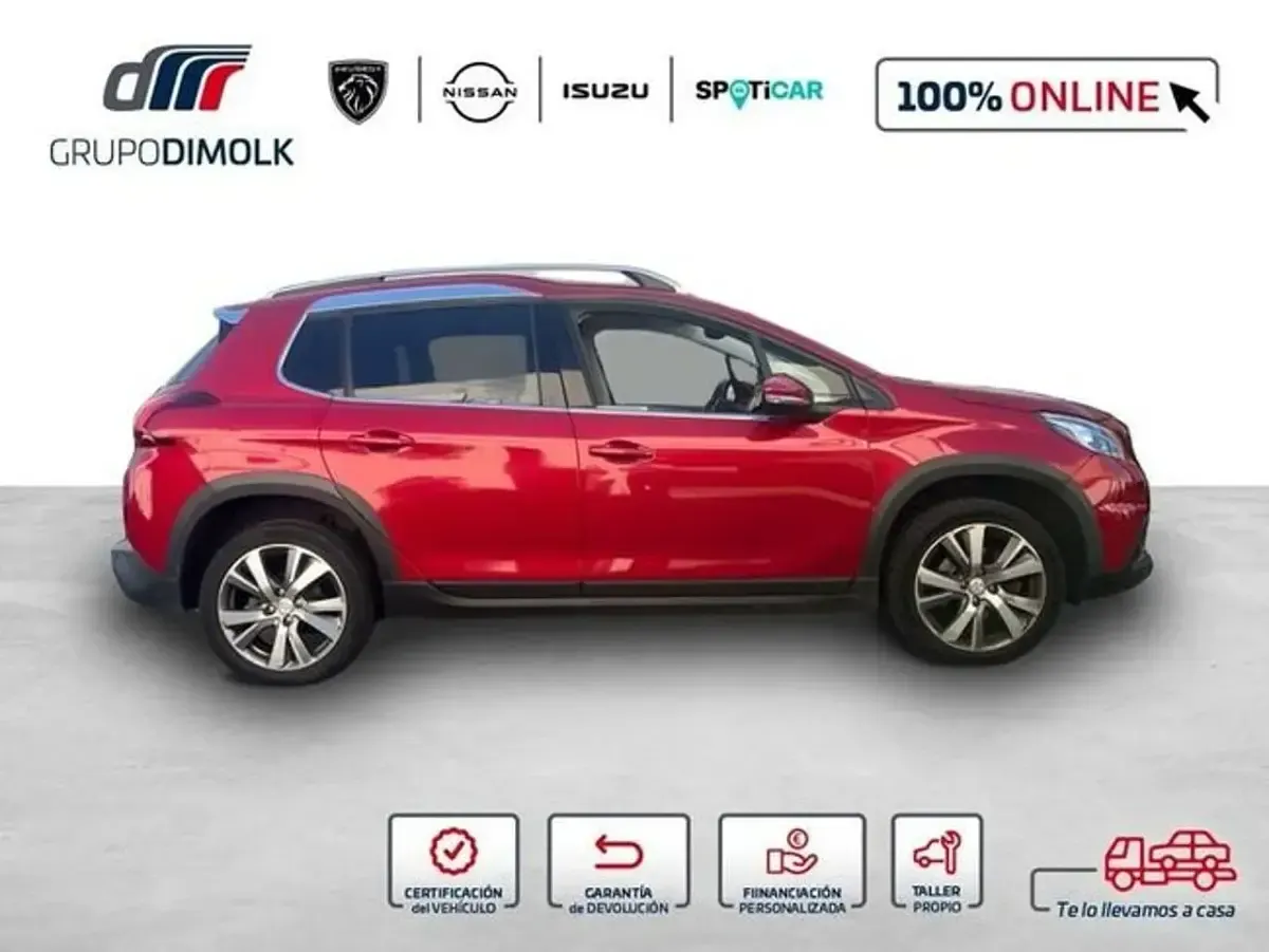 Usado Peugeot 2008 Allure 110 CV (80 kW) 2018 Gris SUV