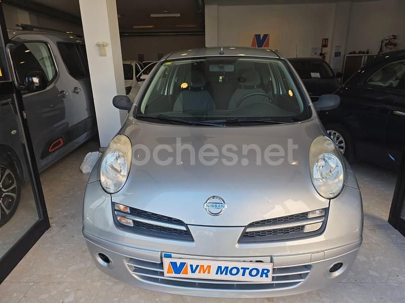Gris / plata Usado 2007 Nissan Micra Visia Berlina | 4300 € (Un poco caro) - Imagen 1/4