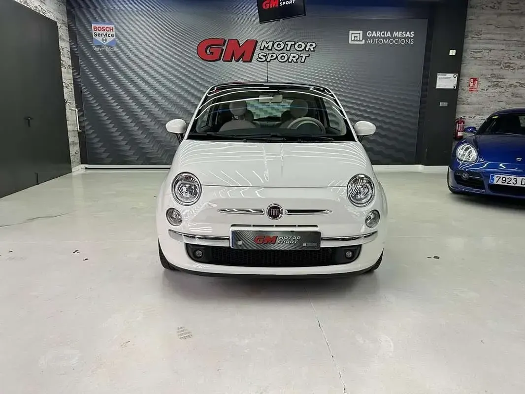 Usado Fiat 500 Lounge 68 CV (50 kW) 2014 Beige Utilitario