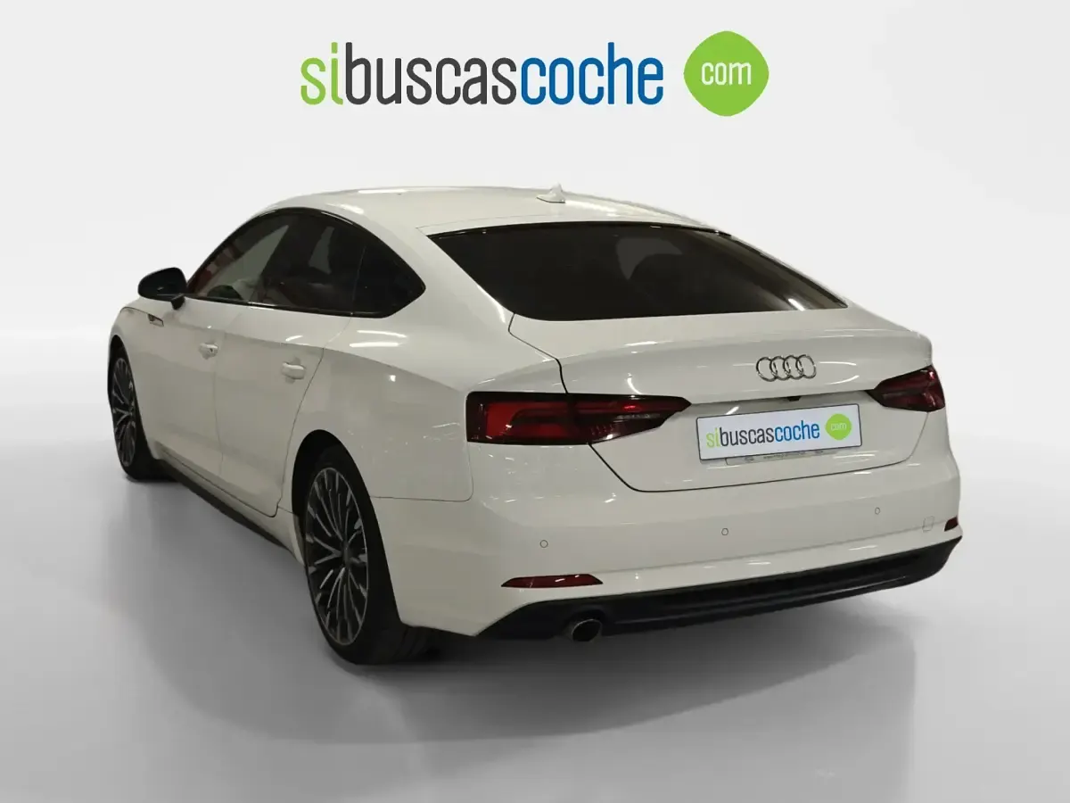 Usado Audi A5 Sportback 150 CV (110 kW) 2018 Blanco Utilitario
