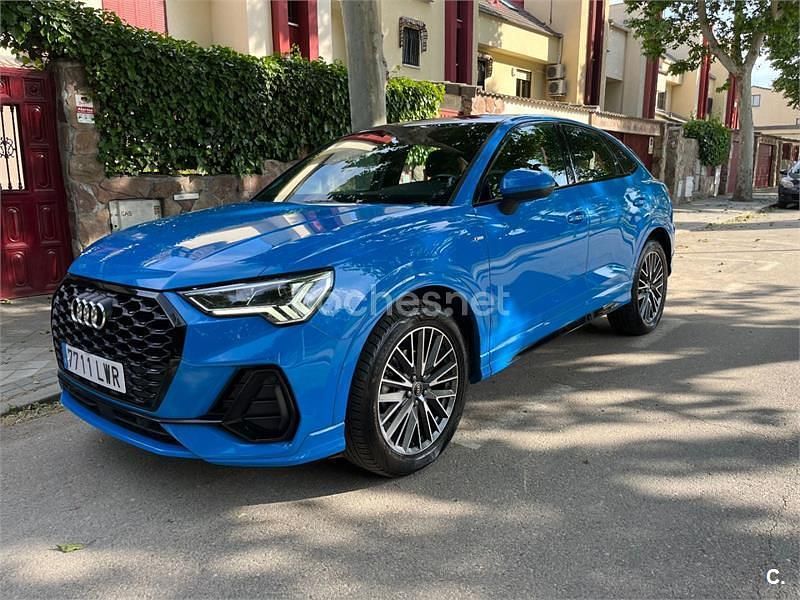 Azul Usado 2022 Audi Q3 Sportback SUV | 30.300 € (Super precio) - Imagen 1/4