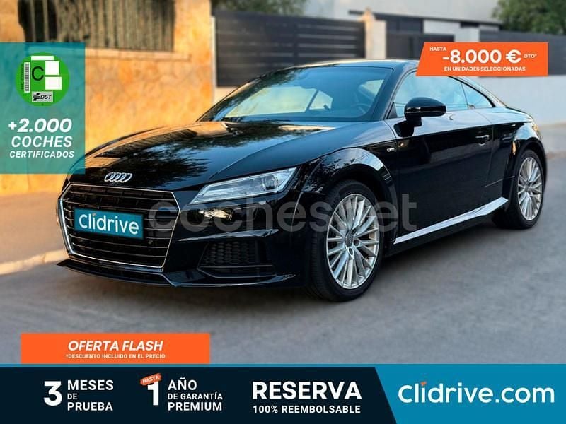 Negro Usado 2017 Audi TT Roadster S-Line Descapotable | 23.990 € (Precio justo) - Imagen 1/3