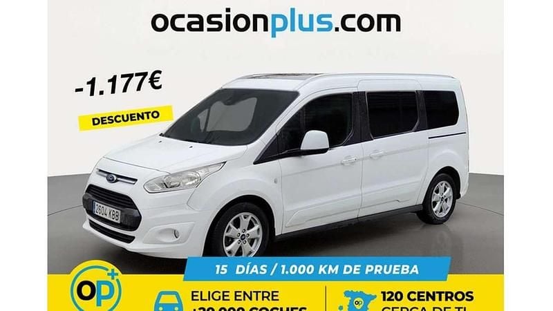 Blanco Usado 2017 Ford Transit Connect Titanium Monovolumen | 14.713 € (Precio justo) - Imagen 1/4