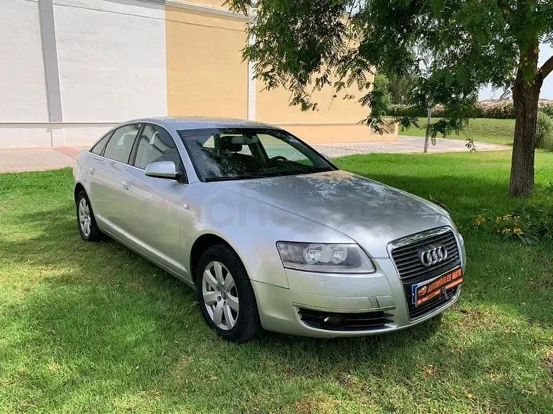 Usado Audi A6 190 CV (139 kW) 2009 Gris / plata Berlina