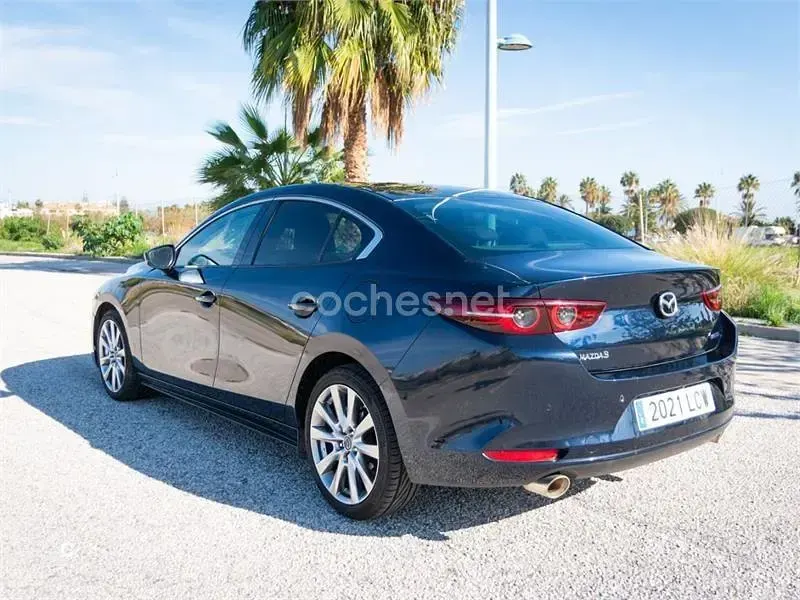 Usado Mazda 3 181 CV (133 kW) 2019 Azul Berlina