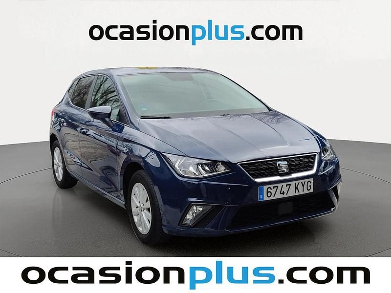 Usado Seat Ibiza Reference 75 CV (55 kW) 2019 Azul Utilitario