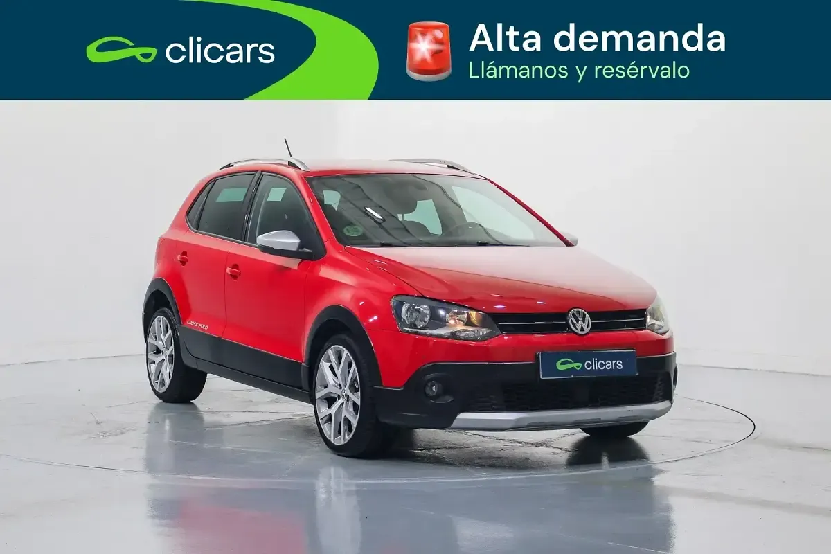 Usado VW Polo Cross 90 CV (66 kW) 2016 Rojo Utilitario