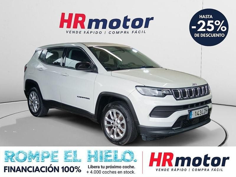 Usado Jeep Compass Longitude 131 CV (96 kW) 2022 Blanco SUV