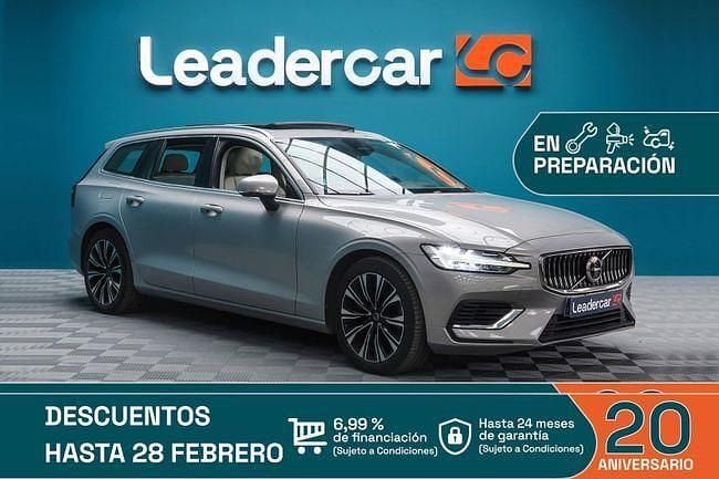 Plateado Usado 2023 Volvo V60 Plus Familiar | 33.900 € (Buen precio) - Imagen 1/4