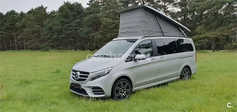 Usado Mercedes V250 Avantgarde 204 CV (150 kW) 2018 Gris / plata Monovolumen