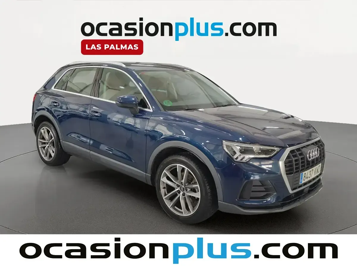 Usado Audi Q3 Advanced Plus 150 CV (110 kW) 2019 Azul SUV