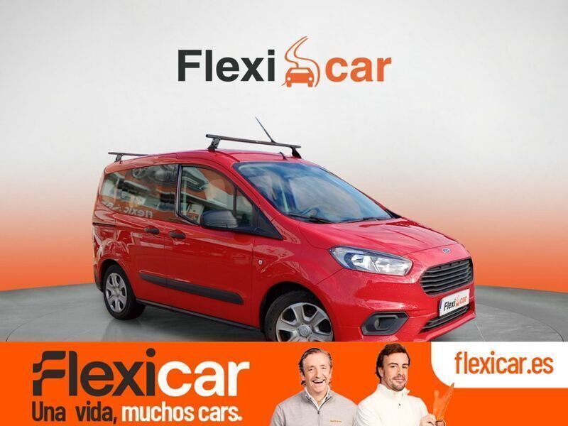 Rojo Usado 2019 Ford Tourneo Courier Ambiente Monovolumen | 12.590 € (Precio justo) - Imagen 1/4