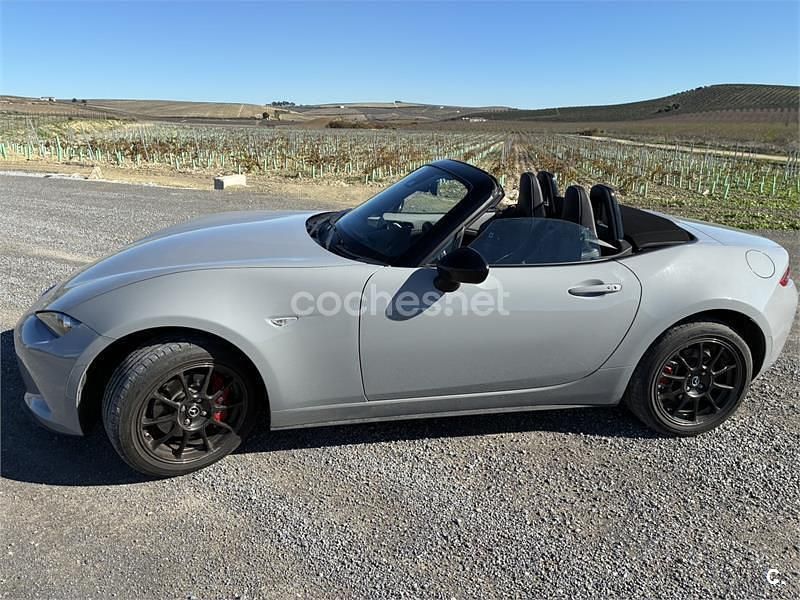 Usado Mazda MX5 Homura-Line 132 CV (97 kW) 2025 Gris / plata Descapotable