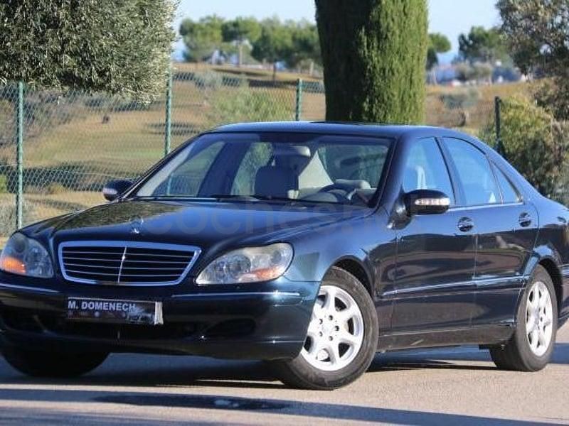 Usado Mercedes S500L 306 CV (225 kW) 2005 Azul Berlina