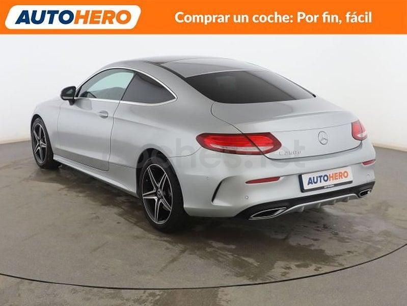 Usado Mercedes C250 AMG line 205 CV (150 kW) 2017 Gris Coupe
