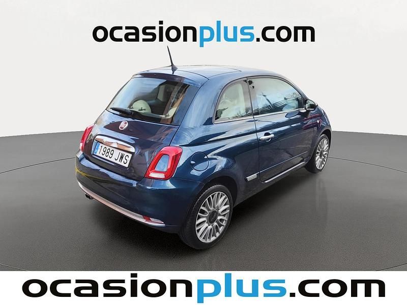 Usado Fiat 500 Lounge 69 CV (50 kW) 2017 Azul Utilitario