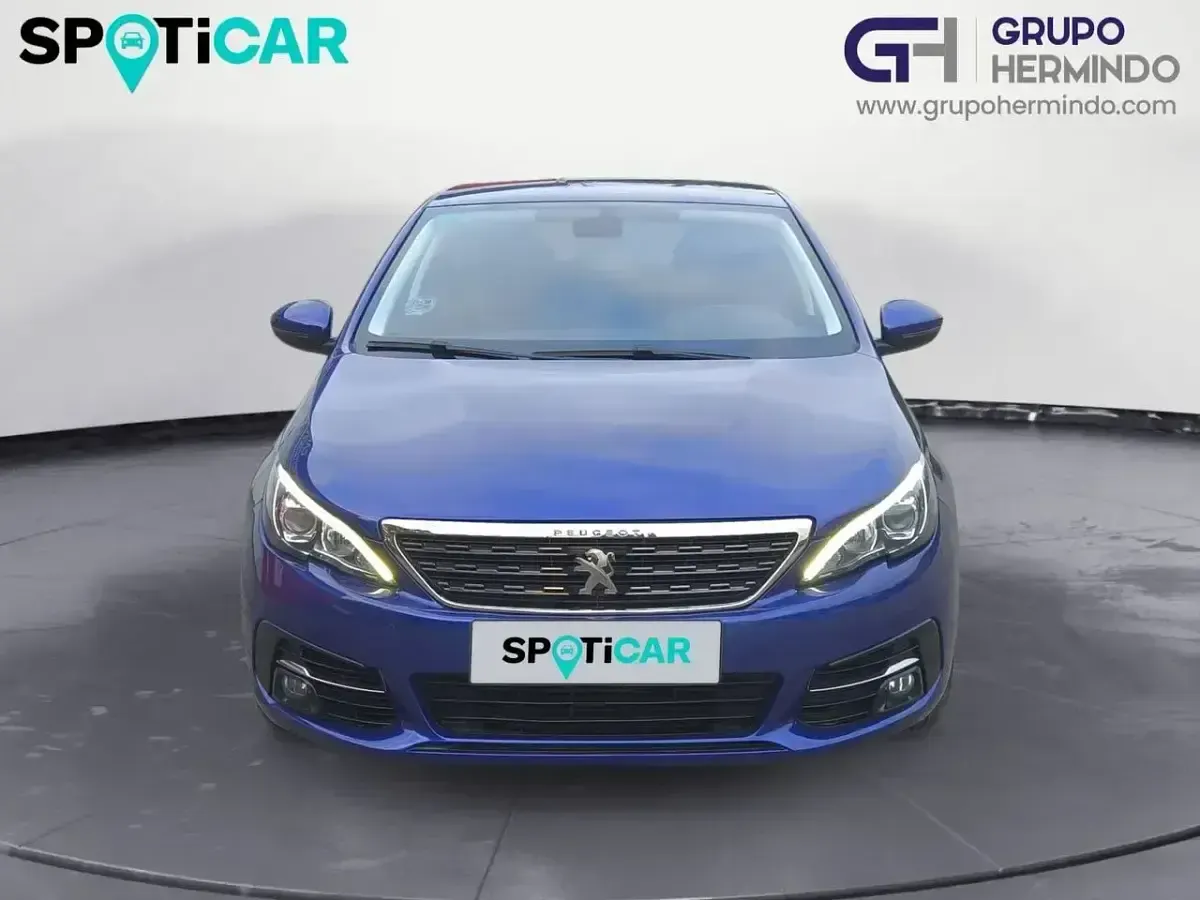 Usado Peugeot 308 Style 130 CV (95 kW) 2020 Azul Berlina