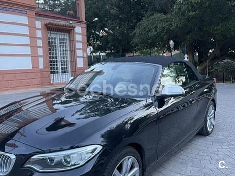 Negro Usado 2016 BMW 218 Descapotable | 16.900 € (Super precio) - Imagen 1/4