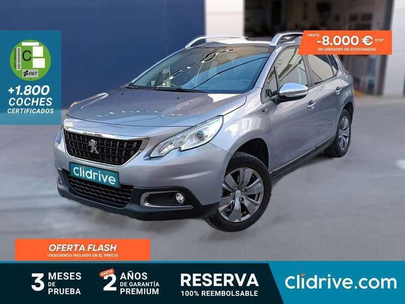 Gris Usado 2017 Peugeot 2008 Style SUV | 8790 € (Super precio) - Imagen 1/3