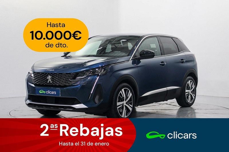 Azul Usado 2021 Peugeot 3008 Allure SUV | 18.990 € (Buen precio) - Imagen 1/4