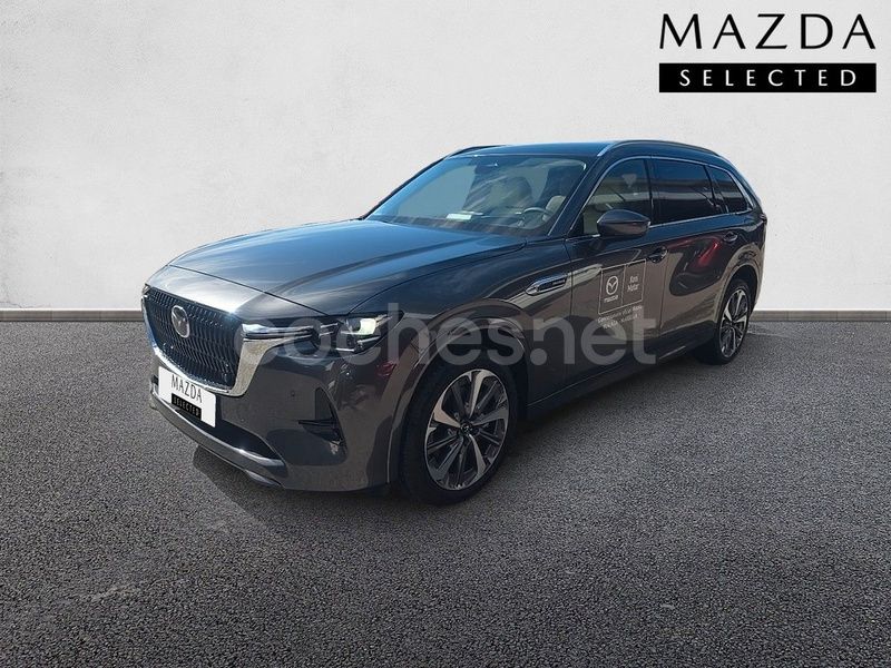 Gris / plata Usado 2025 Mazda CX-80 Takumi-Line SUV | 59.900 € (Precio justo) - Imagen 1/4
