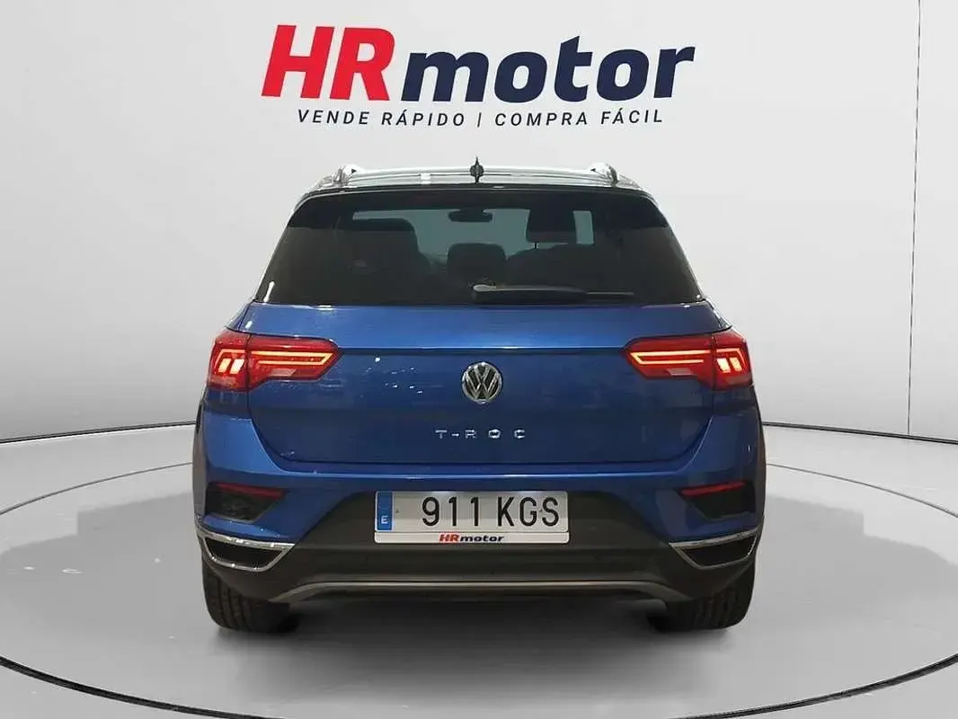 Usado VW T-Roc Advance 116 CV (85 kW) 2018 Azul SUV