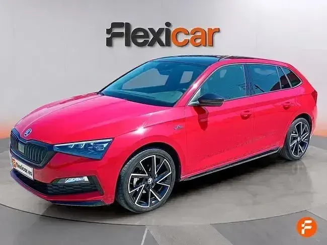 Usado Skoda Scala Monte Carlo 110 CV (80 kW) 2022 Rojo Utilitario