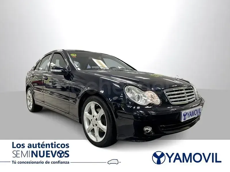 Usado Mercedes C180 Sport Edition 143 CV (105 kW) 2005 Negro Berlina