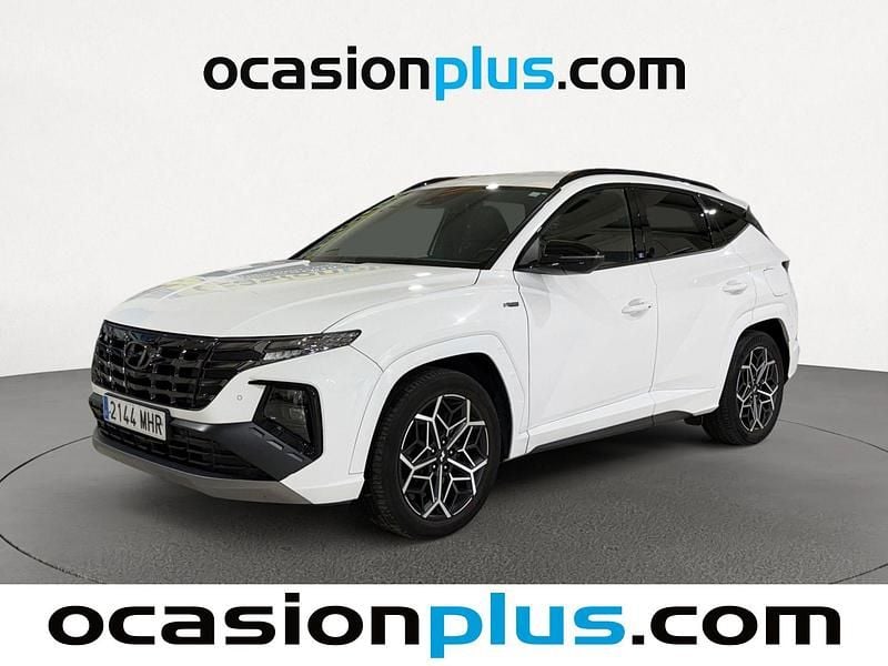 Blanco Usado 2023 Hyundai Tucson N Line SUV | 22.537 € (Precio justo) - Imagen 1/4