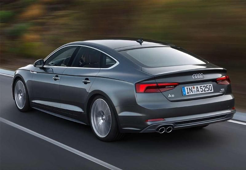 Usado Audi A5 Sportback Advanced 150 CV (110 kW) 2018 Gris Utilitario
