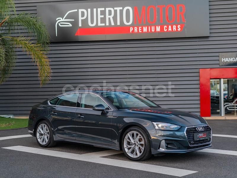 Gris / plata Usado 2021 Audi A5 Sportback Comfort Utilitario | 33.990 € (Buen precio) - Imagen 1/4