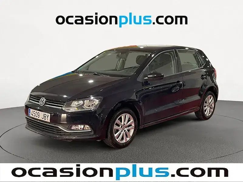 Negro Usado 2015 VW Polo Advance Utilitario | 10.290 € (Precio justo) - Imagen 1/4