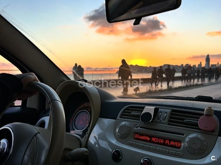 Usado Fiat 500 Lounge 69 CV (50 kW) 2011 Blanco Berlina