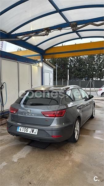 Gris / plata Usado 2017 Seat Leon ST FR Familiar | 10.500 € (Buen precio) - Imagen 1/4