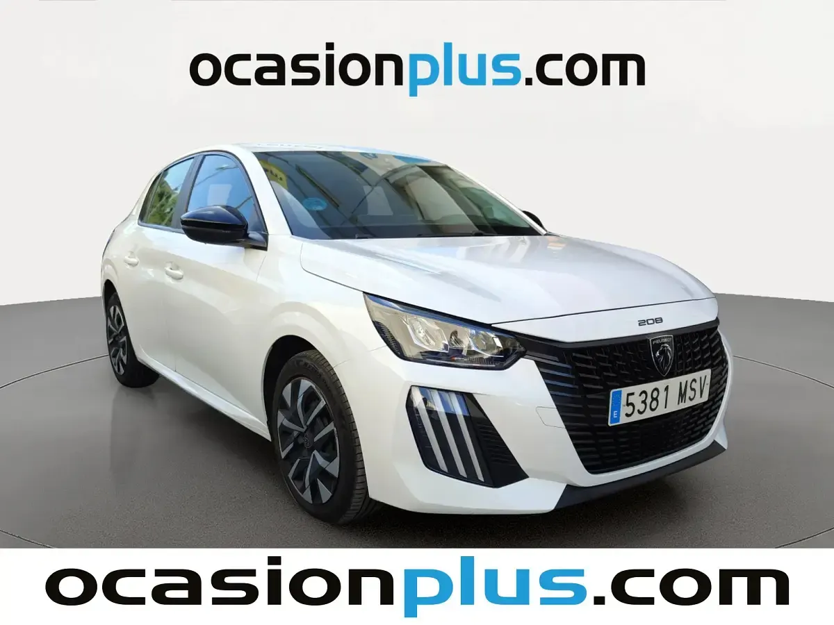 Usado Peugeot 208 Active 102 CV (75 kW) 2024 Blanco Utilitario
