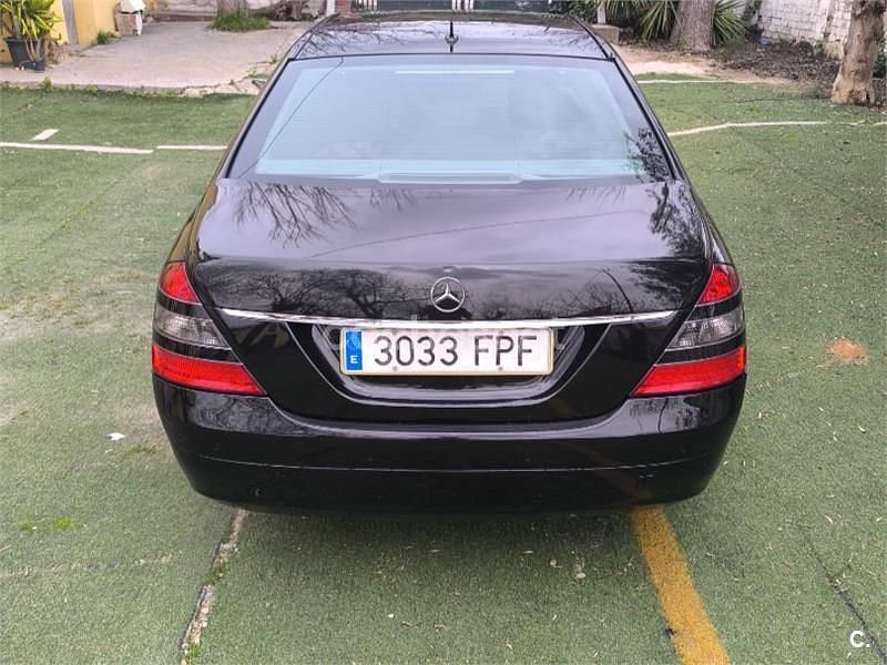 Usado Mercedes S350L 272 CV (200 kW) 2007 Negro Berlina