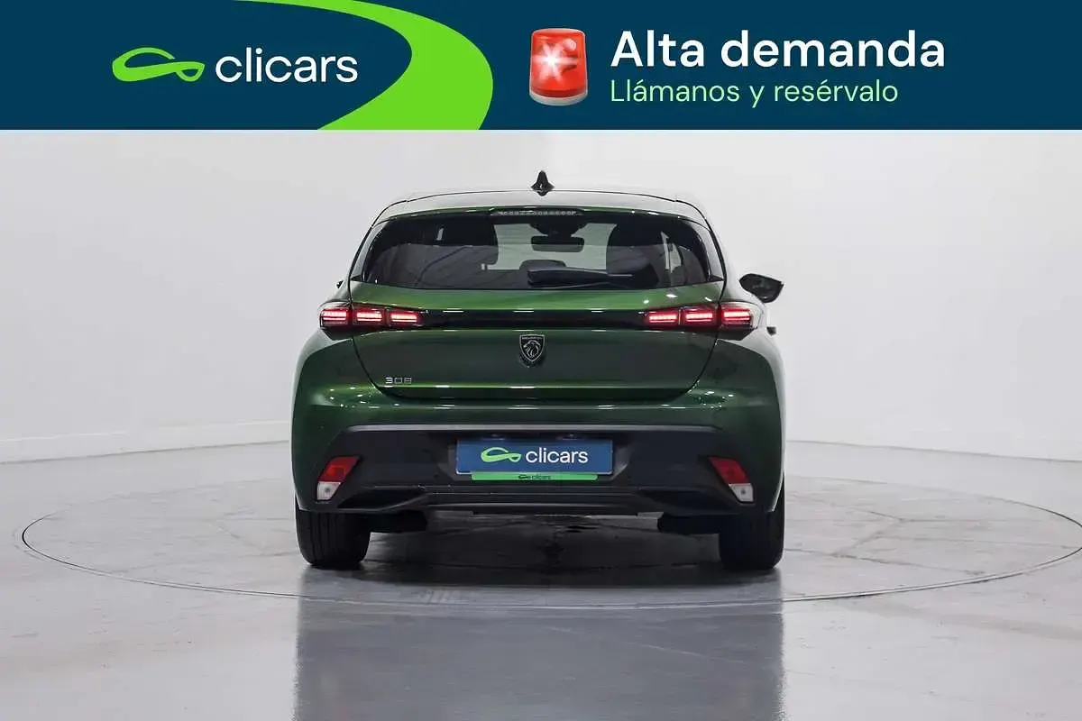 Usado Peugeot 308 Style 131 CV (96 kW) 2024 Verde Utilitario